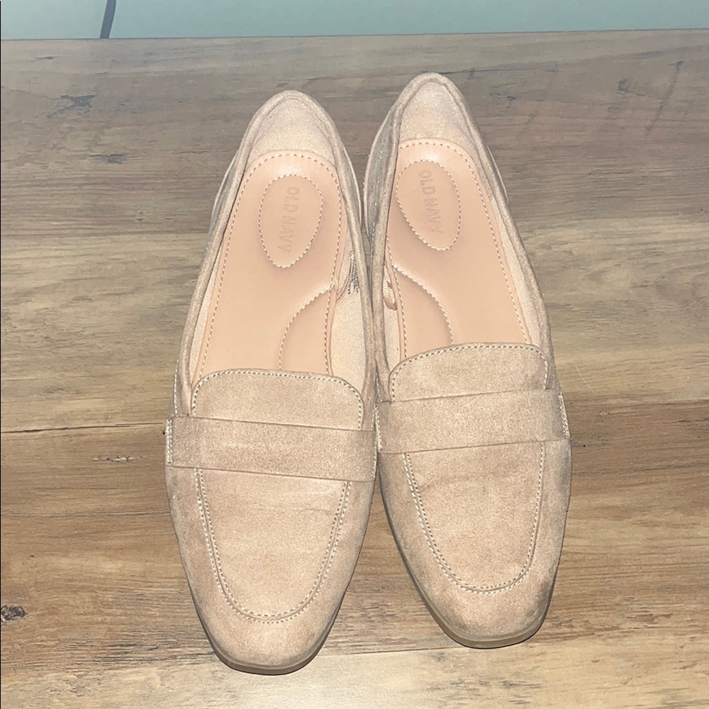 Old Navy Tan Flats Classic Loafers